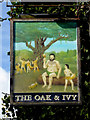 The Oak and Ivy pub sign in Bilston, Wolverhampton