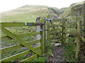 Gate on path at Hookcliffe