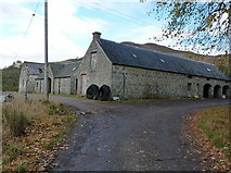 NH5619 : Large barn steadings at Easter Aberchalder by Richard Law