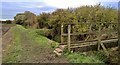 Footbridge over drain north of Howden