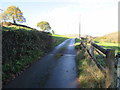 Cattle grid across a dead end side road, Walson