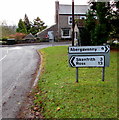 Distances and directions signs, Cross Ash, Monmouthshire