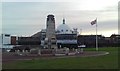NZ3572 : Whitley Bay War Memorial & Spanish City by Simon Cotterill