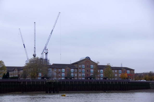 Deptford Wharf from the river