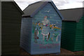 Beach hut decoration, Hampton