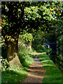 Canal towpath south of Great Haywood Junction, Staffordshire