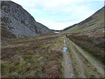 NH5820 : Riding towards Loch Conagleann by Richard Law