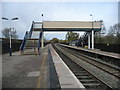 SK4256 : Footbridge, Alfreton Station by Christine Johnstone