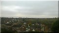 Havering Close, Colchester, and surrounding suburbia, from the mainline railway