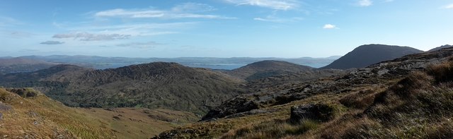 Bantry Bay from the mountains near Barley Lake