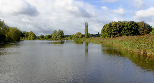 Tixall Wide west of Great Haywood in Staffordshire