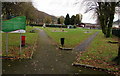 Western entrance to Treherbert Park, Treherbert