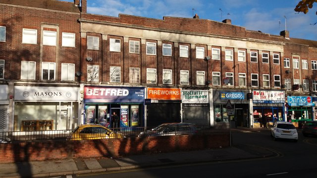 Shopping Parade on Hagley Road West © Paul Collins cc-by-sa/2.0 ...