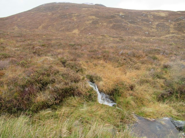 Flow for electricity coming off slopes of Mullach Tarsuinn in Glen Cannich