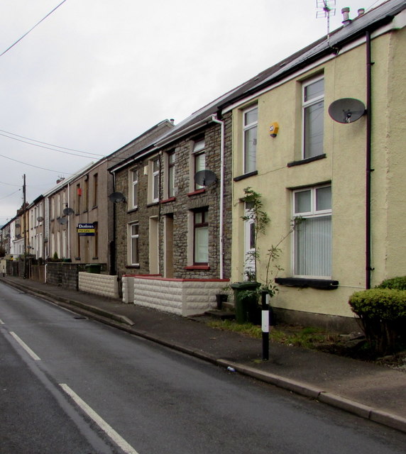 Houses and satellite dishes, Edmondstown