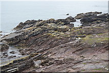 SX5148 : Rocky shoreline by N Chadwick