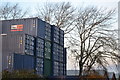 SU3813 : Containers and trees on the corner of First Avenue by David Martin