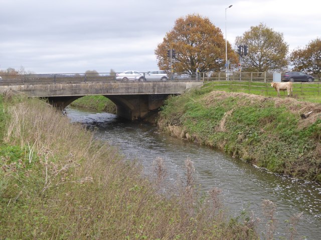 Pomparles Bridge (A39 crossing River Brue)