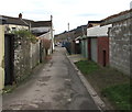 Back lane in Tynewydd