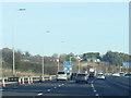 M62 eastbound nears Birch Services