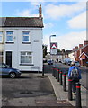 Metal posts between Hereford Street and Court Road, Grangetown, Cardiff