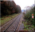 Single-track railway from Ynyswen station towards Treherbert station