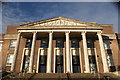 Looking up at Waltham Forest College from the college grounds #2