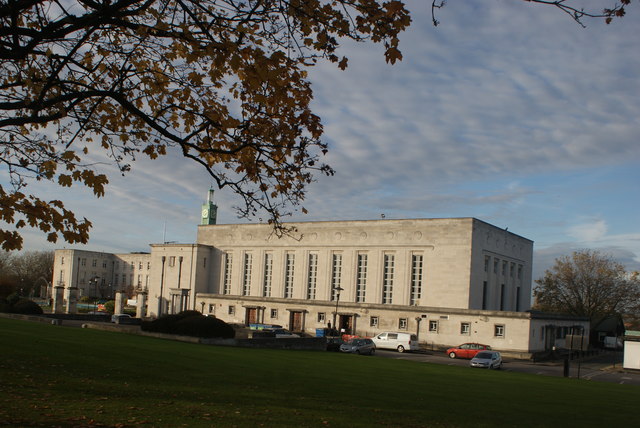 View of Walthamstow Assembly Hall from Forest Road