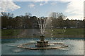 View of the fountain in the Walthamstow Town Hall grounds