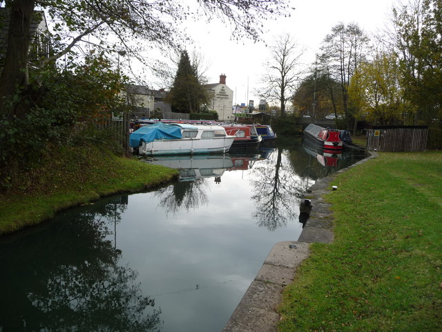 The truncated Nottingham Canal at Langley Mill