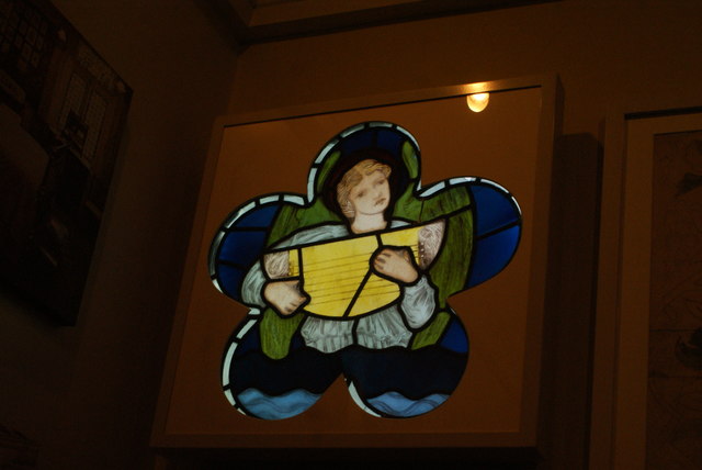 View of a stained glass window in the William Morris Gallery #2