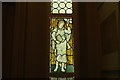 View of a stained glass window in the William Morris Gallery #3