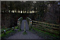 Footbridge over the River Rod