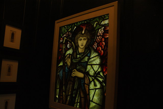 View of a stained glass window in the William Morris Gallery #6