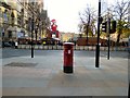 SJ8398 : Victorian Postbox (M2 19D) by Gerald England