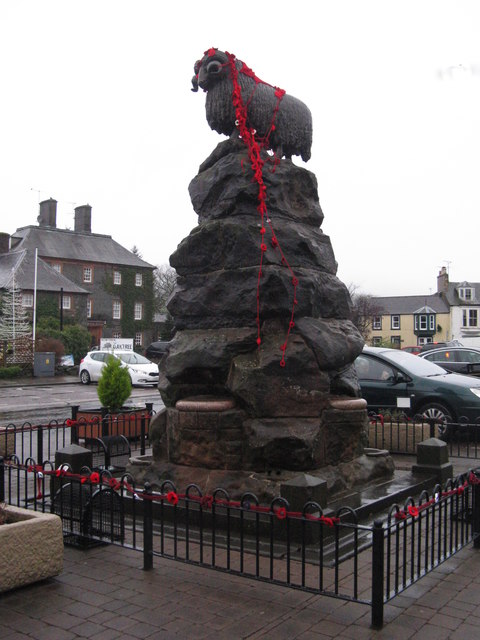 The Moffat Ram marks Remembrance Day 2017
