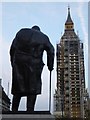 TQ3079 : Statue of Sir Winston Churchill by Philip Halling