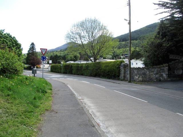 Approaching Bonney's Caravan Park on Tullybrannigan Road