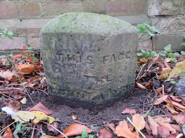 War Department Boundary Stone #2 - River Ouse riverside path
