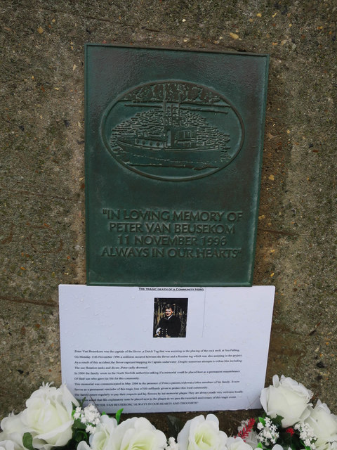 Memorial to Peter van Beusekom