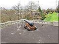 Cannon below mast, Britannia Royal Naval College