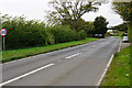 The A44 approaching Over Kiddington