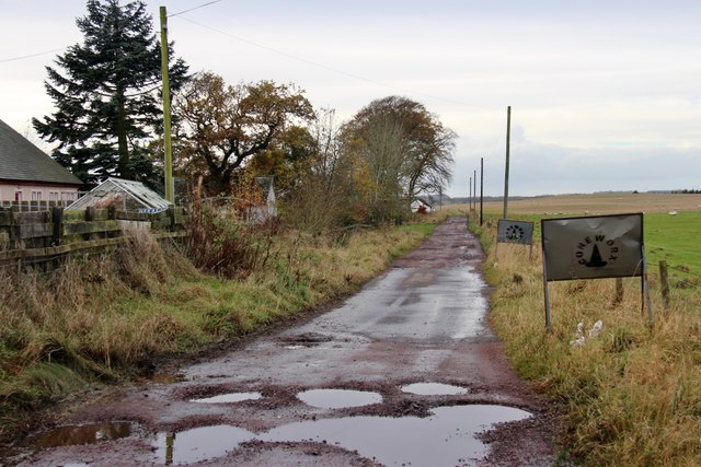 Farm road at Bankhead