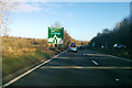 SU8484 : Northbound A404 approaching Bisham roundabout by Robin Webster
