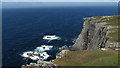 L5975 : Inishturk - Cliffs at western end of Mountain Common by Colin Park