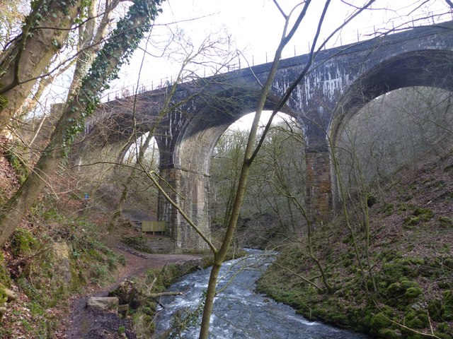 Railway viaduct, River Wye