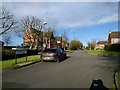 Houses and cars at Beranburh Field