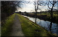 Towpath along the disused Grantham Canal