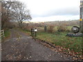 Entrance to track to Treferig Isha Farm