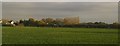 Looking across fields from the railway to the A12, south of Marks Tey